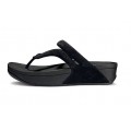Women's Charming Fitflop Whirl Fur Black