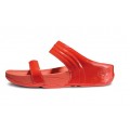 Women's Fitflop Walkstar Slide Leather Mineral Red