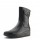 Women's Fitflop Leather Hooper Boot Short Black