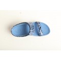 Women's Fitflop Walkstar Slide Leopard Blue Sandal