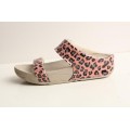 Women's Fitflop Walkstar Slide Leopard Pink Sandal