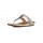 Women's Fitflop Banda Micro-Crystal Toe-Post Leather Pale Gold