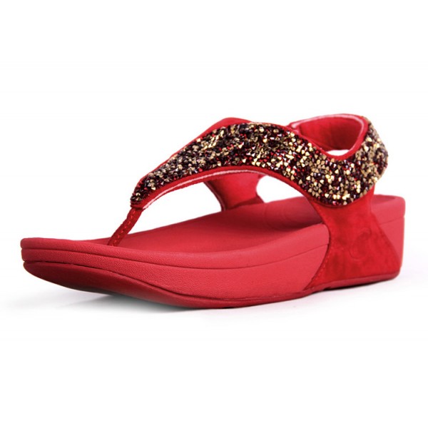 Women's Fitflop Rock Chic S Slide Red